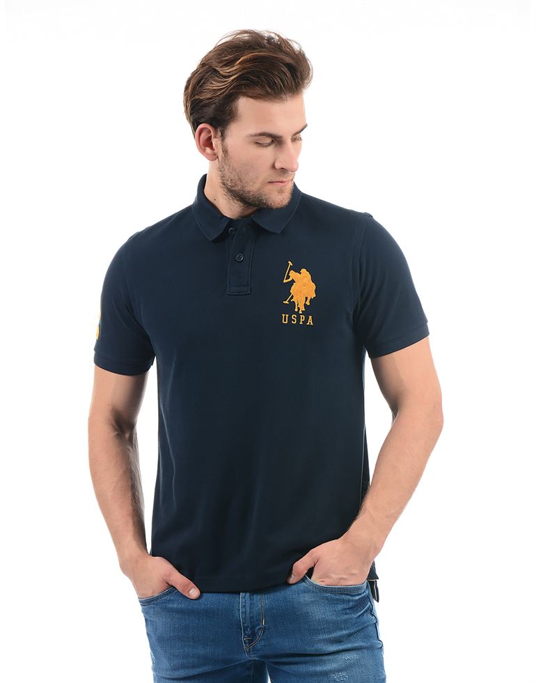 U.S. Polo Assn. Men Casual Wear Solid T-Shirt